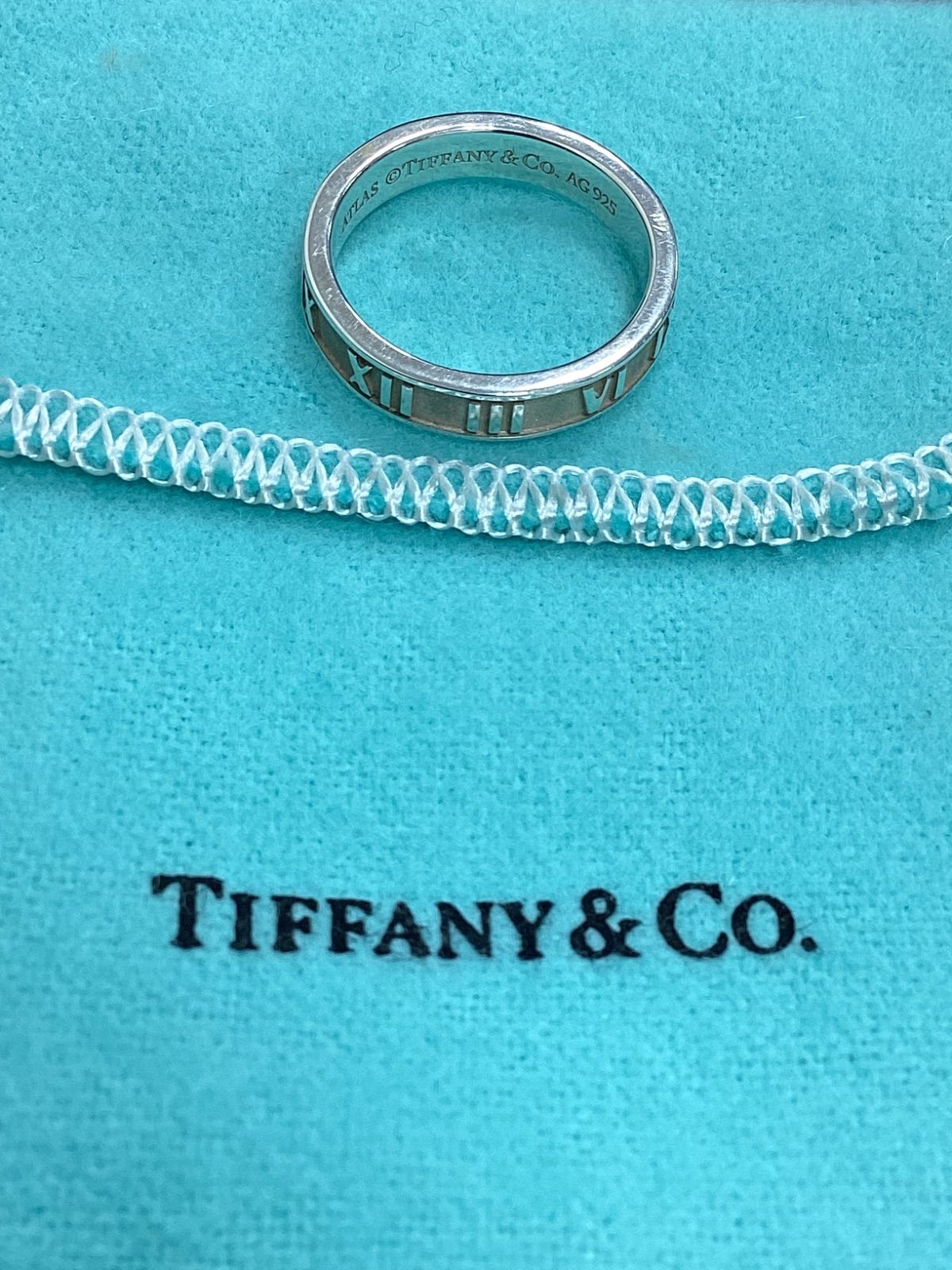 ティファニー リング アトラス ナローリング 指輪 シルバー 11号 TIFFANY&Co. /ティファニー ATLAS/アトラス リング シルバー925