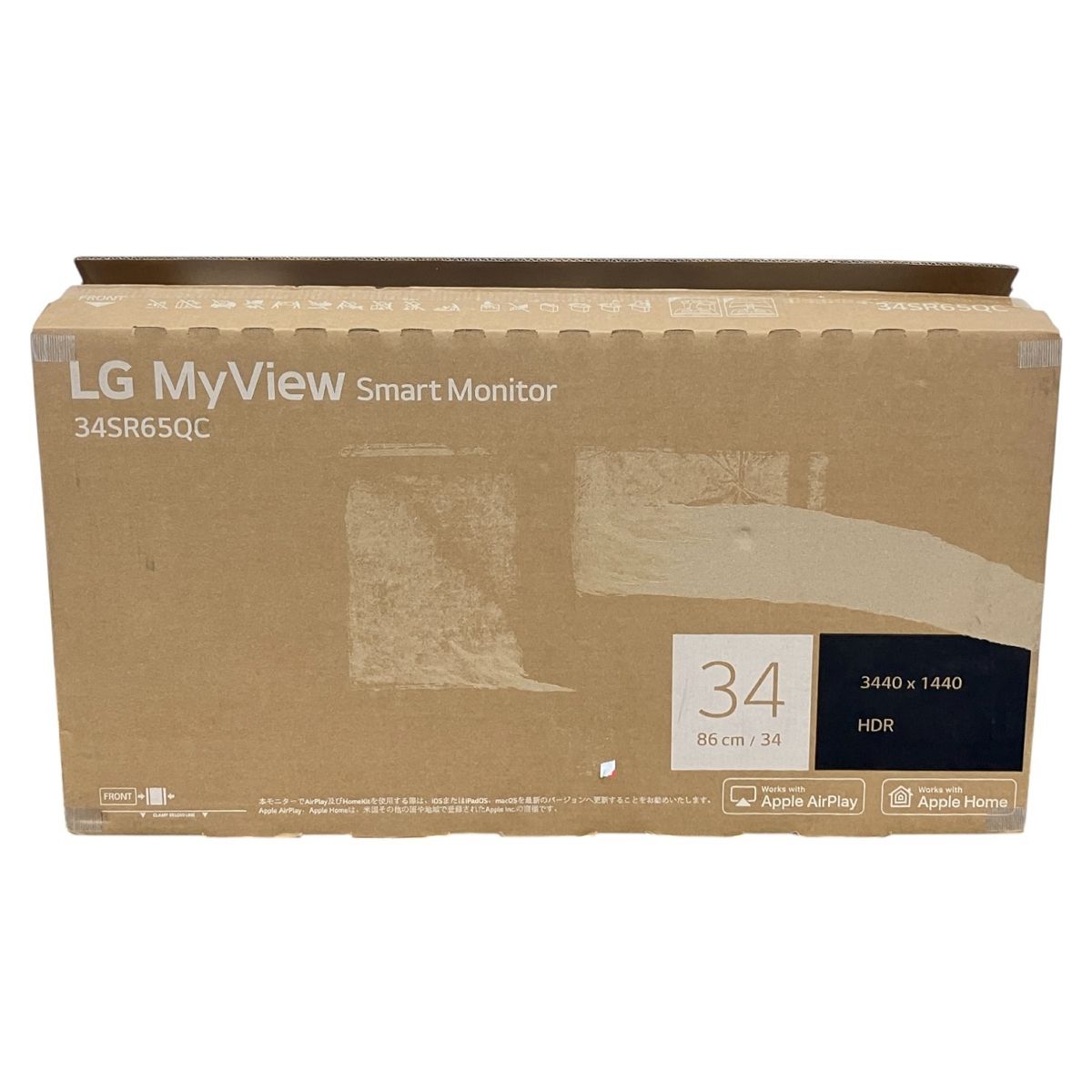 LG 34SR65QC 34インチ 液晶モニター ディスプレイ PC周辺機器 K10021899