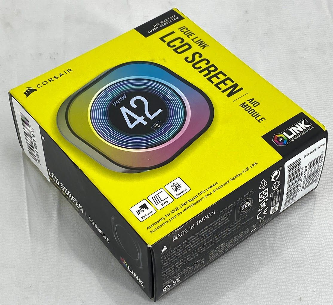 美品】 CORSAIR iCUE LINK AIO LCD スクリーンモジュール iCUE