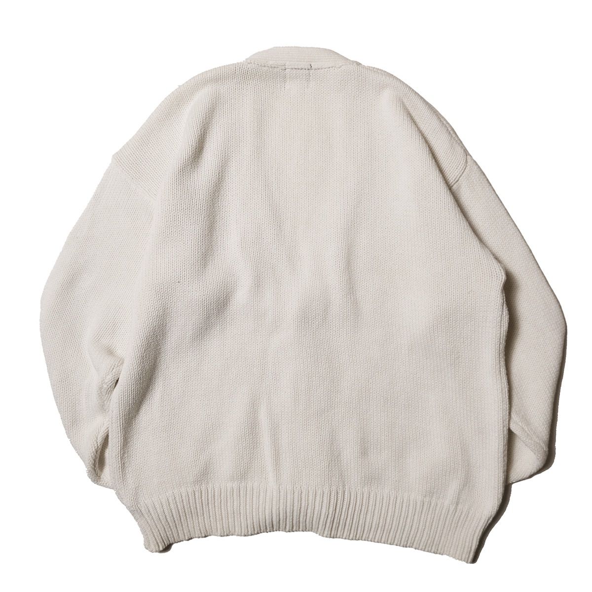 90's ギャップ GAP コットン ニット カーディガン 白 (S) ホワイト 90