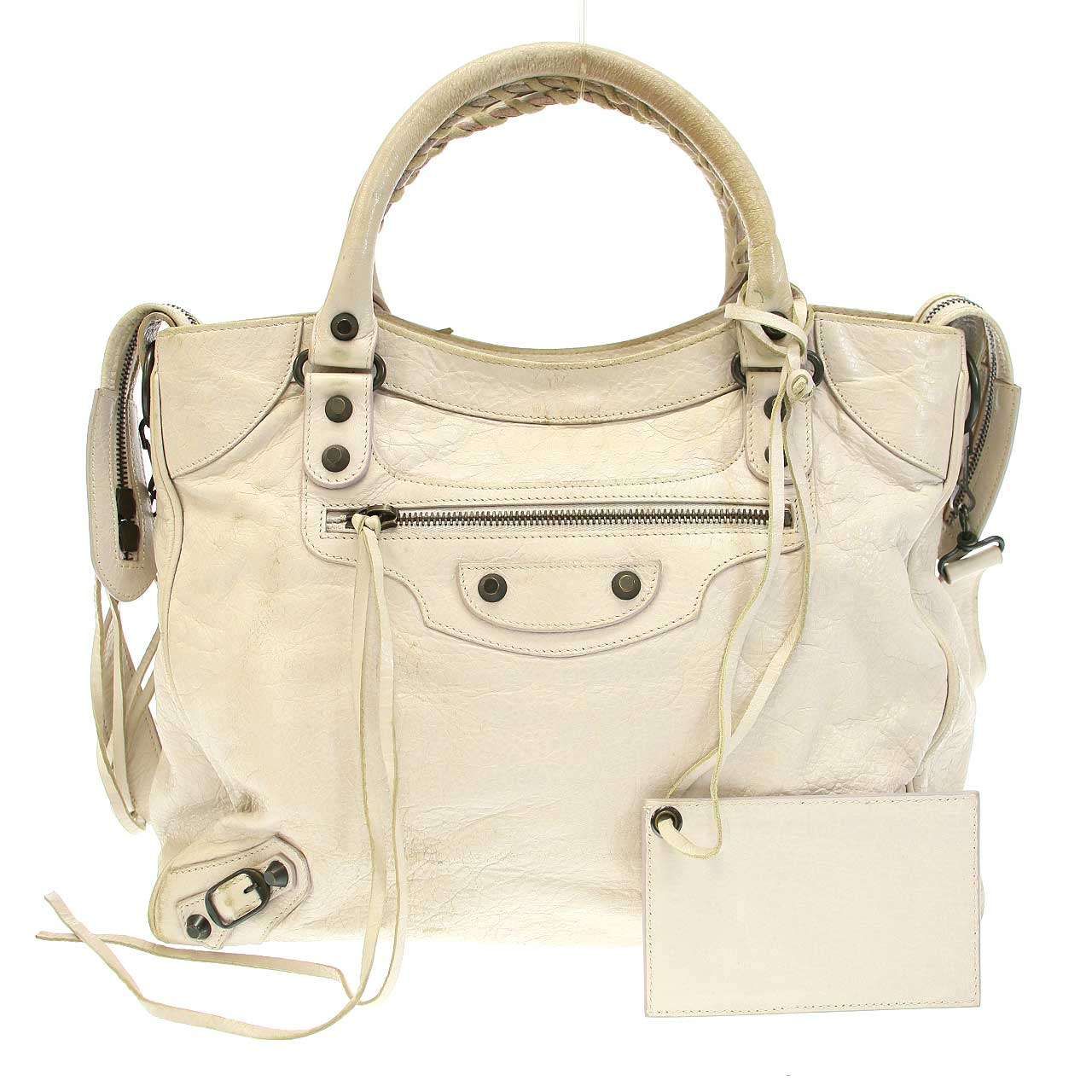 BALENCIAGA バレンシアガ Velo Bag ヴェロ レザーショルダーバッグ 