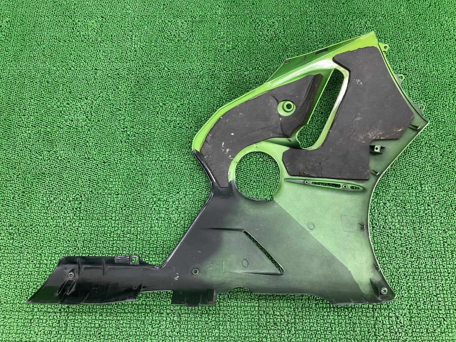 ZX-12R サイドカウル 左右 黒 カワサキ 純正 中古 バイク 部品 ZX1200A
