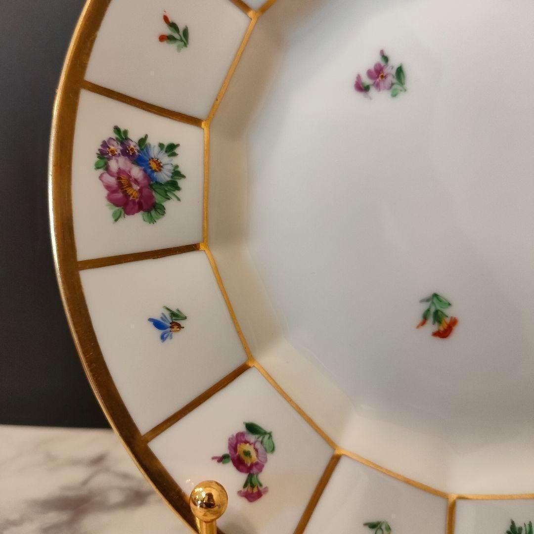 高級ライン 20㎝☆ロイヤルコペンハーゲン ヘンリエッテ 美品 金彩