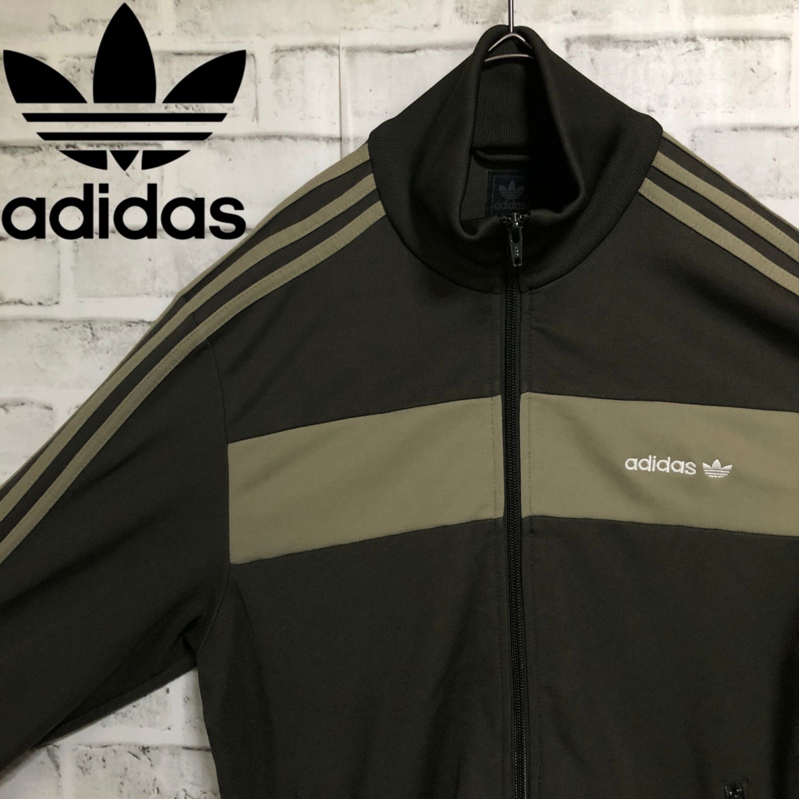 adidas originals トラックジャケット ジャージ カーキ ブルゾン 予約