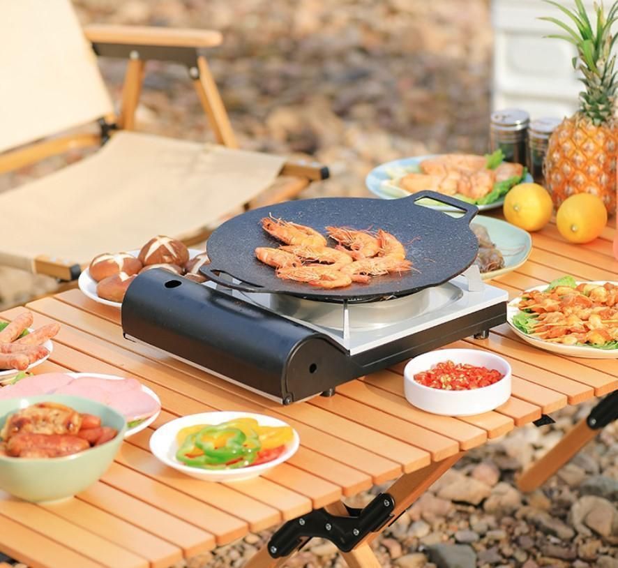 鉄板 マルチグリドル 33cm アウトドア キャンプ飯 韓国 BBQ - メルカリ