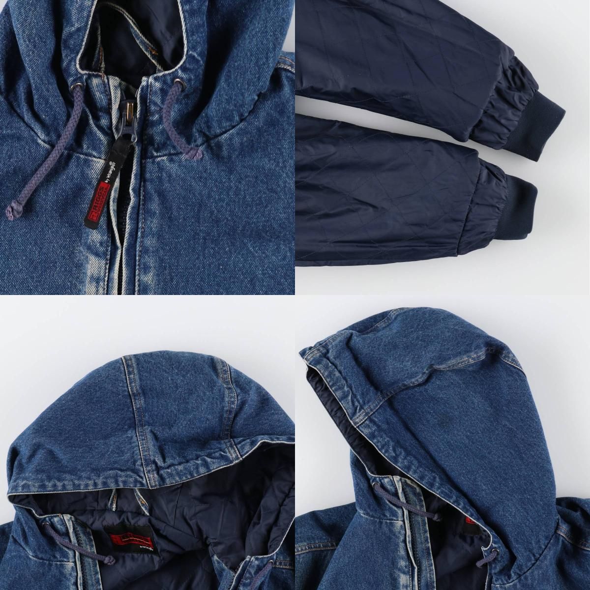 古着 ラングラー Wrangler RIGGS WORKWEAR デニムパーカー メンズXL 