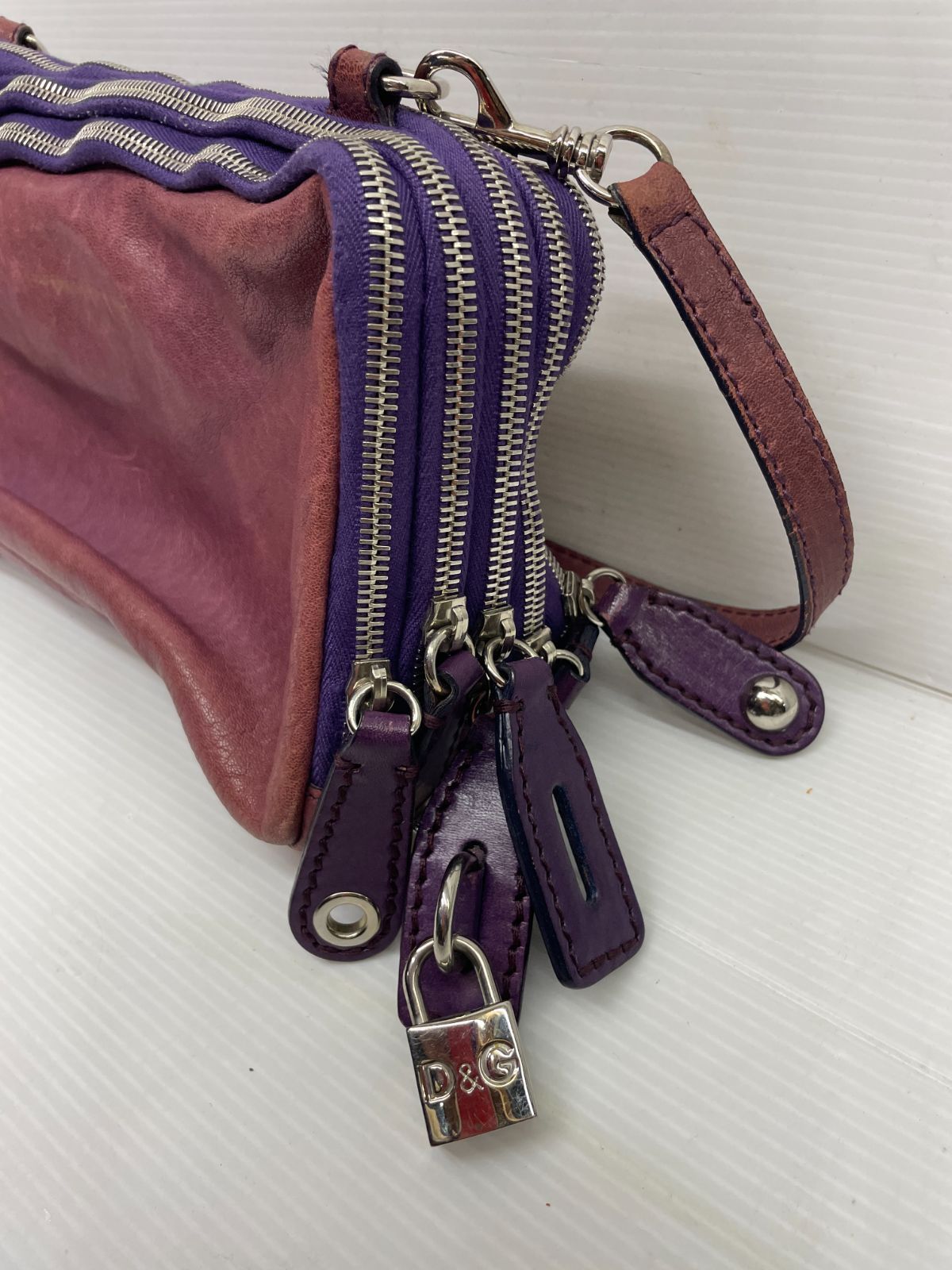 dolce&gabbana ショルダーバッグ 紫			バック 10c70