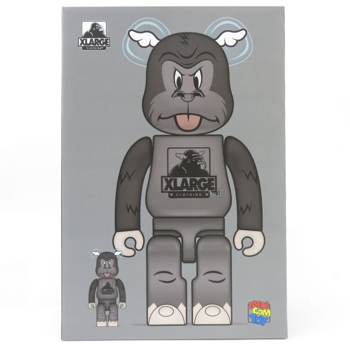 メディコムトイ BE@RBRICK ベアブリック XLARGE × D*Face エクストラ 