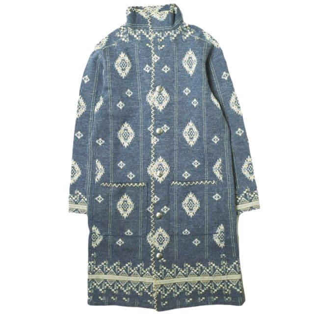 RRL ダブルアールエル Native Coat コットンウールロングセーター 