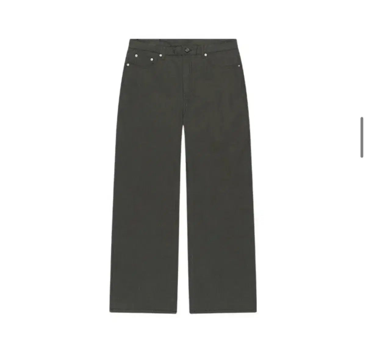 2 アーカム Textured Cotton Pants カーキ