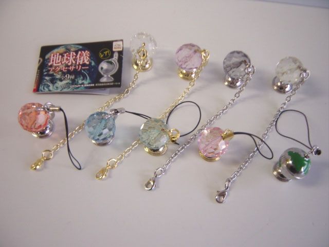 ♯ipi15DD地球儀アクセサリーレアメタリック入全9種 ♯ipi15DD地球儀アクセサリーレアメタリック入全9種（♯ipi15DD