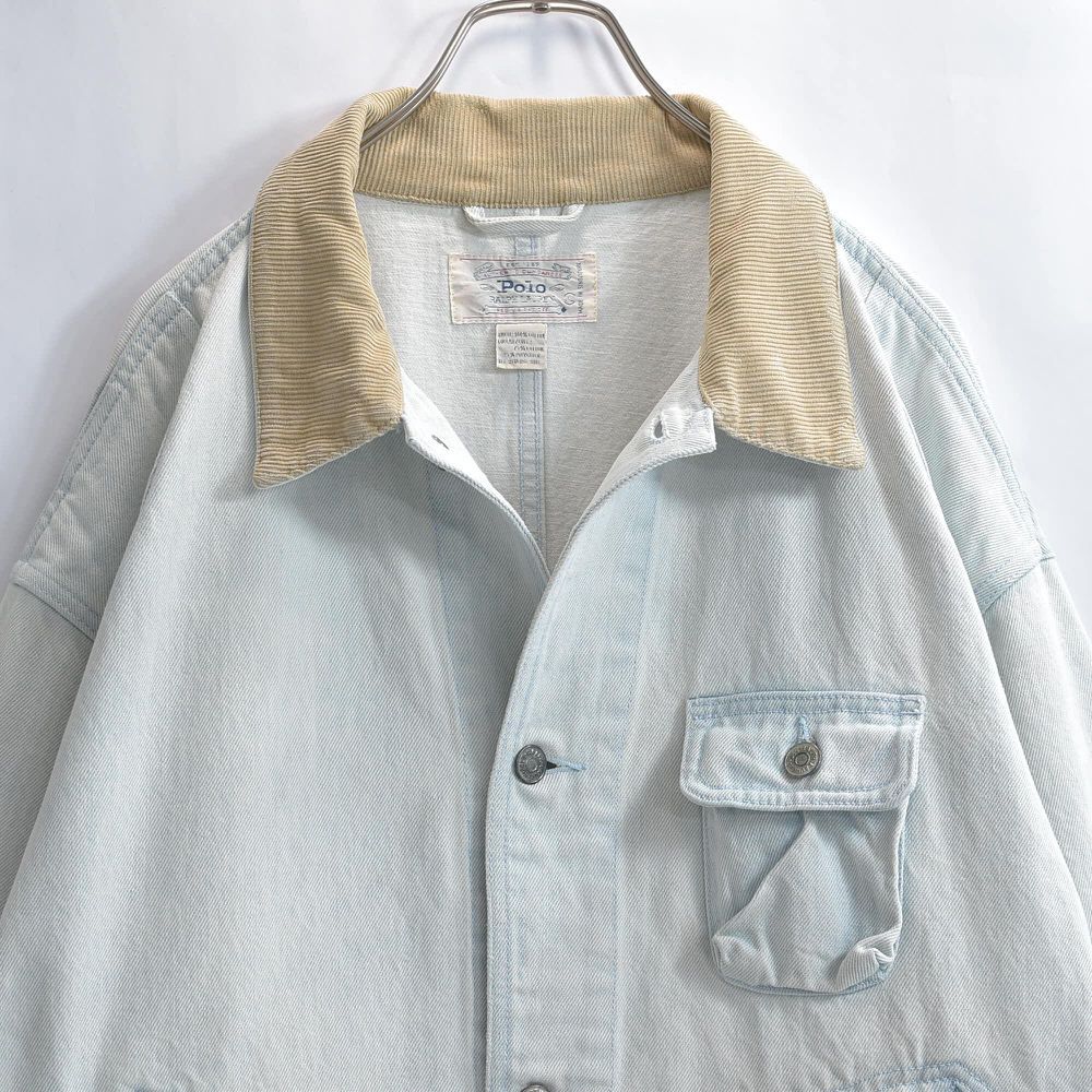 80〜90s Polo RALPH LAUREN ラルフローレン デニム ハンティング