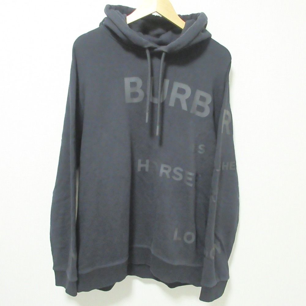BURBERRY (バーバリー) ホースフェリーパーカー ブラック XL BURBERRY (バーバリー) ホースフェリーパーカー ブラック XL
