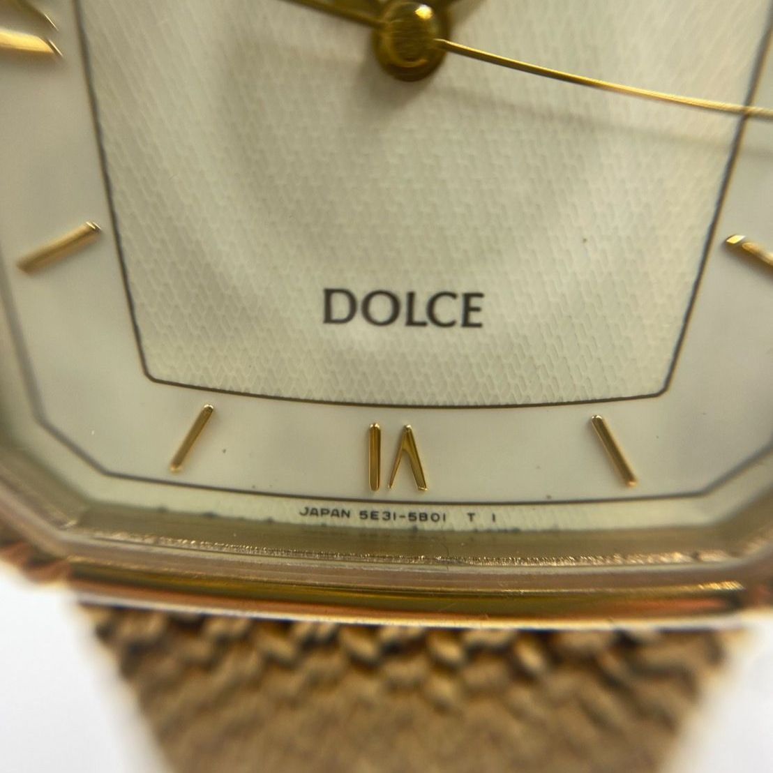 ✨高級ブランド✨】SEIKO DOLCE 5E31-5A90 金 GOLD セイコー ドルチェ