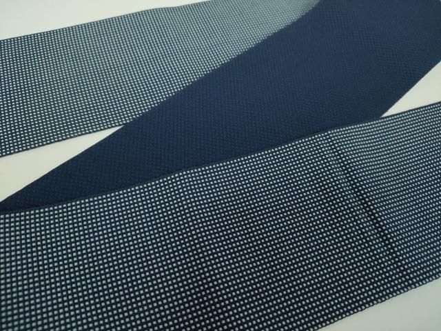 平和屋着物●男性 本場筑前博多織 角帯 各通し 正絹 DAAX4646ps