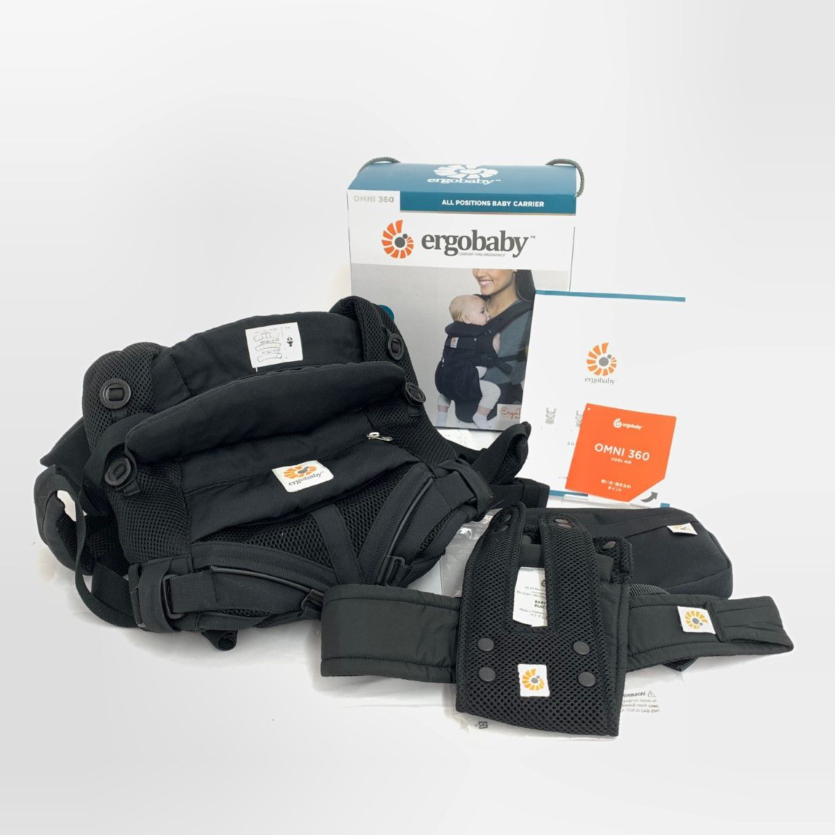 ergobaby  エルゴベビー ベビーキャリアオムニ360 抱っこひも    ブラック   キッズ 雑貨　240001114347