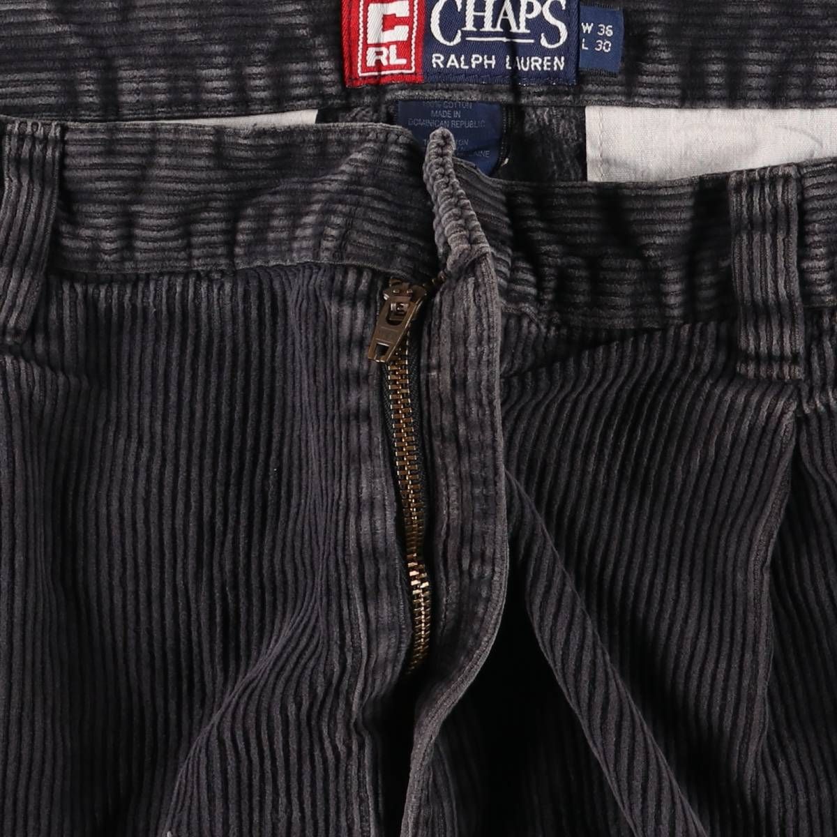 古着 90年代 ラルフローレン Ralph Lauren CHAPS チャップス ツータック コーデュロイパンツ メンズw33相当 ヴィンテージ eaa583081 KIN-KAAI_COM