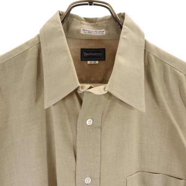 BURBERRY - 古着 Burberrys バーバリーズ 90s 日本製 オールド 長袖 ポロシャツ L ブラウン 三陽商会 鹿の子 レディース BURBERRY - 古着 Burberrys バーバリーズ 90s 日本製 オールド