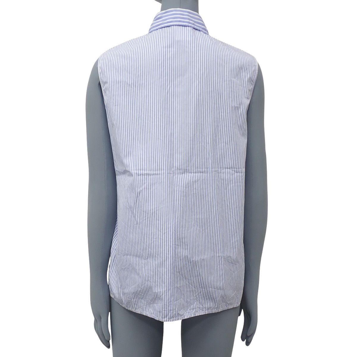 MIUMIU(ミュウミュウ) ストライプ ノースリーブ シャツ ブラウス 2016  