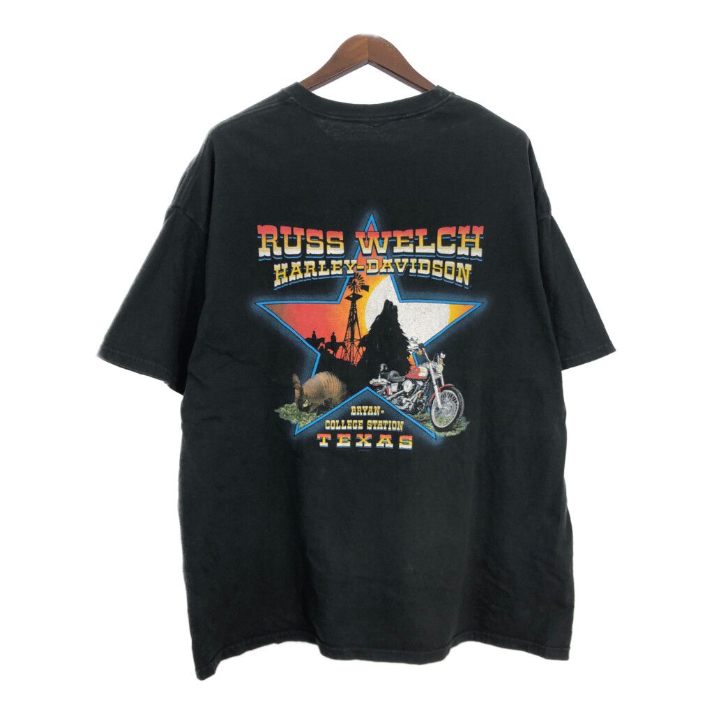 ハーレーダビッドソン 90s 半袖 シングルステッチ Tシャツ XXL HARLEY