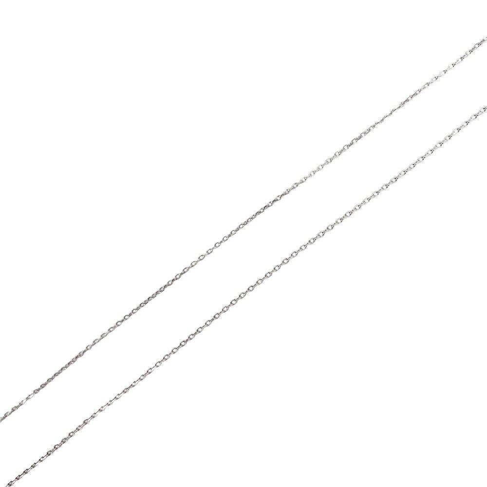 □新同□ グラフ バタフライシルエット ネックレス ダイヤモンド  