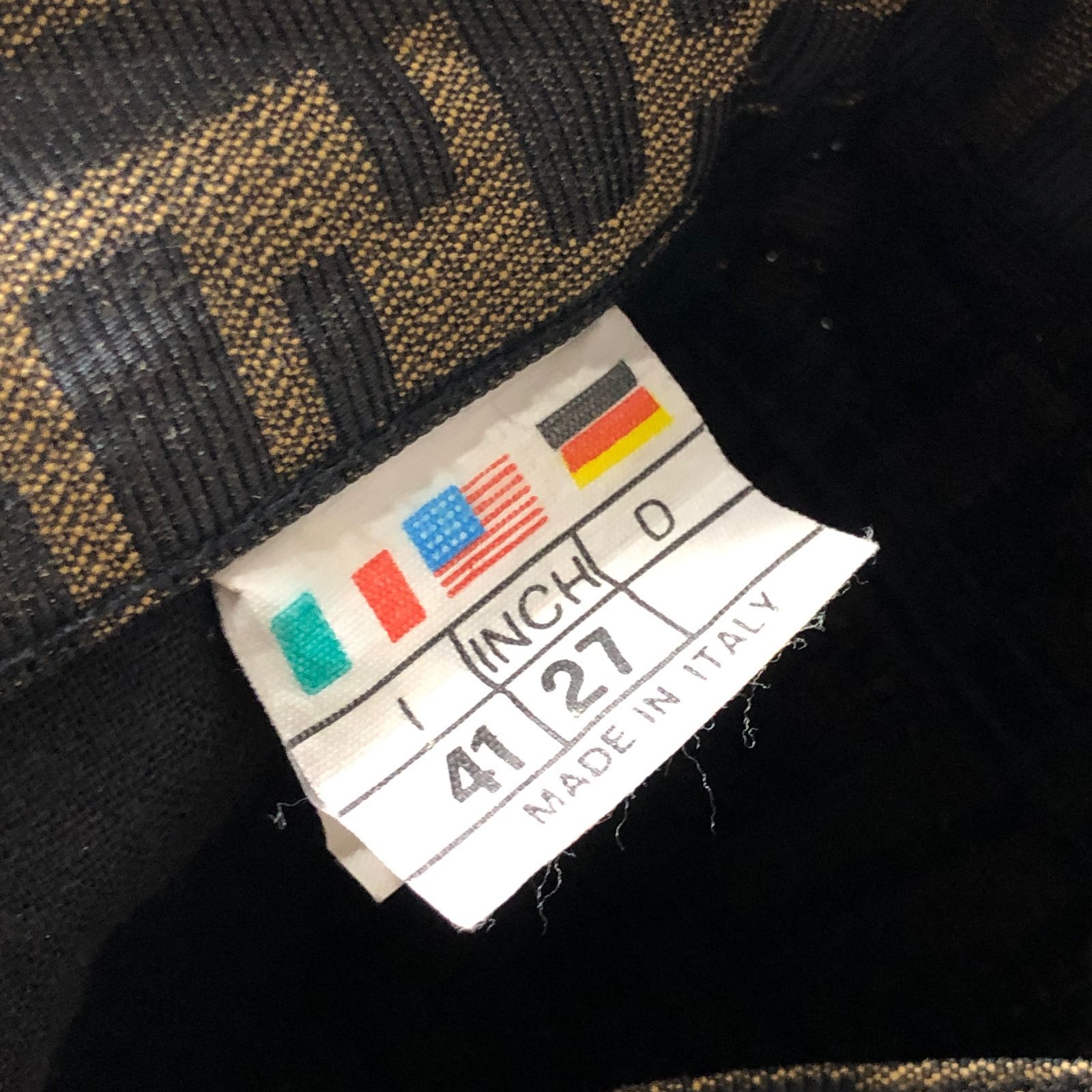 【FENDI】OLD VINTAGE ズッカ柄 ストレート パンツ ヴィンテージ FENDI OLD VINTAGE ズッカ柄 ストレート パンツ フェンディ