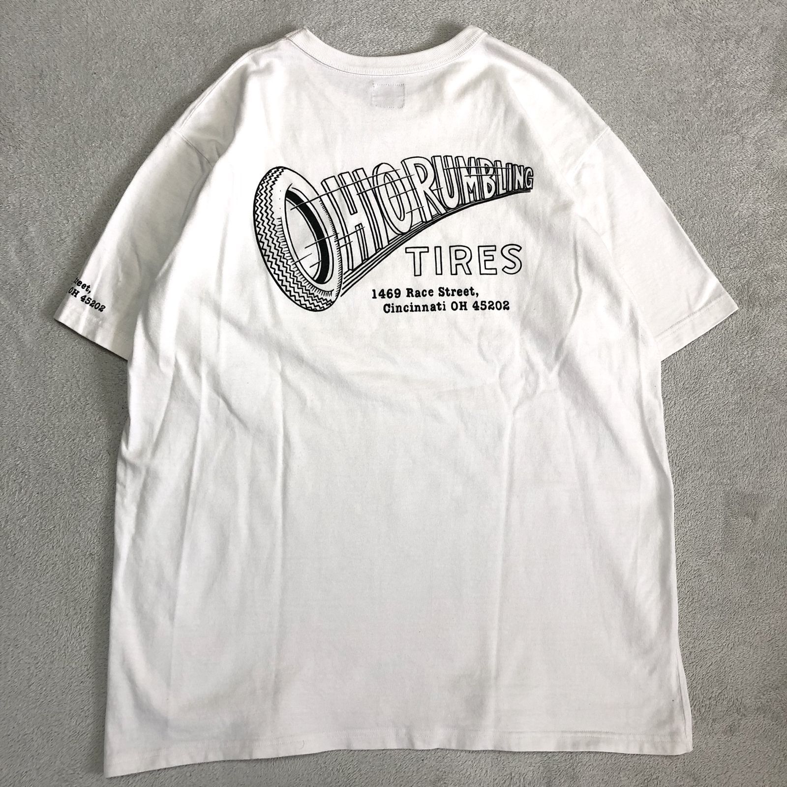 WEST RIDE ショートスリーブTシャツ 半袖カットソー 袖プリント