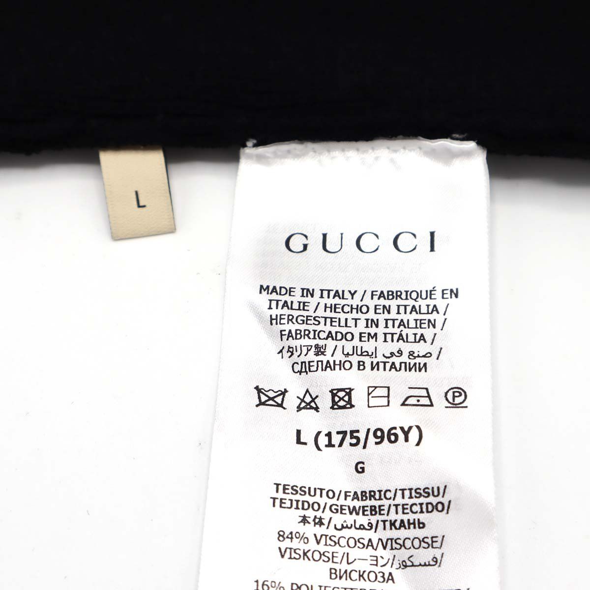 GUCCI ノースリーブトップス ブラック S GUCCI グッチ ノースリーブ ニット 良好 サイズ: ブラック