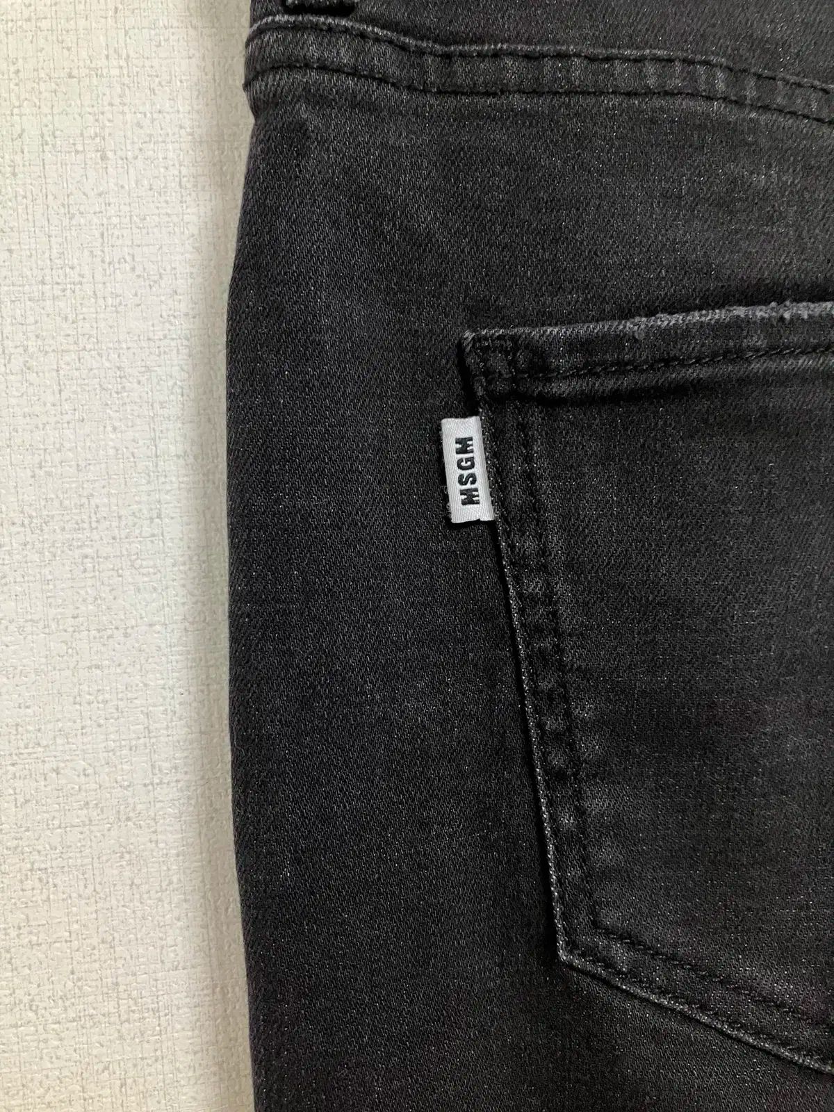 MSGM ミラノ 黒 デニム パンツ