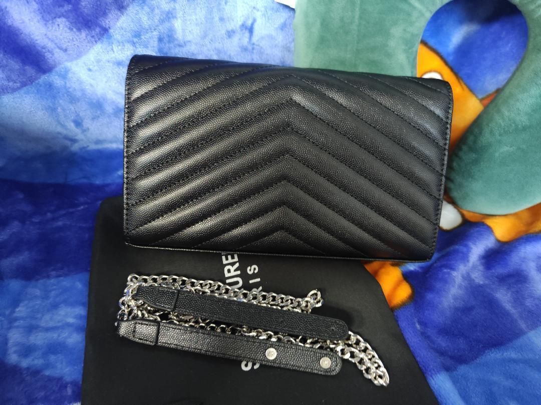 美しい黒のショルダーバッグです-WTO輸入1