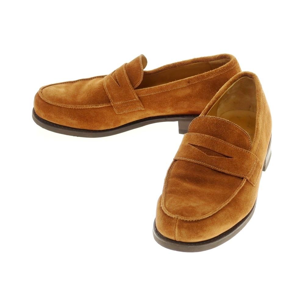 中古】パラブーツ Paraboot ADONIS スエード コインローファー