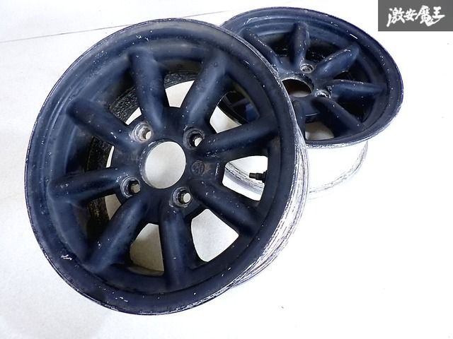 ○WATANABE ワタナベ 14インチ 6J PCD114.3 4H 4穴 ハブ径約73ｍｍ ホイール 2本 Bタイプ AE86 レビン トレノ ハコスカ  ケンメリ 即納 棚 - メルカリ