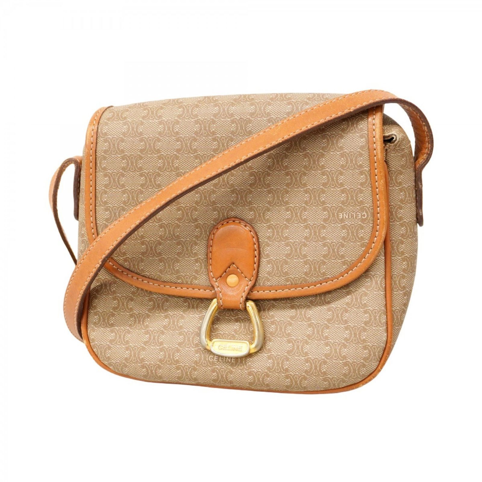 emmaです✳︎CELINE ショルダーバッグ ベージュ/ブラウン emma様専用です✳︎CELINE ショルダーバッグ ベージュ/ブラウン