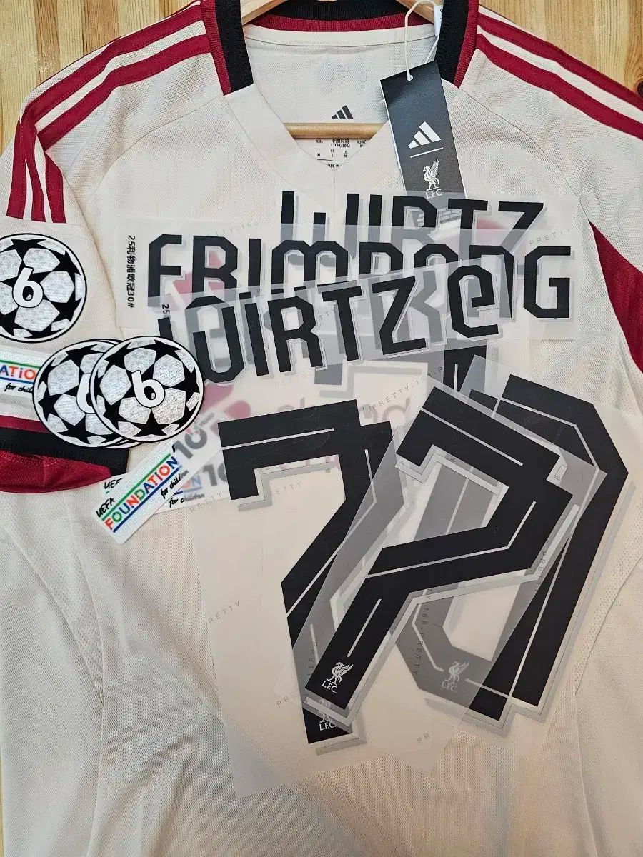 新品未使用 リヴァプールユニフォーム3rd キット25/26 ウィルツ L 25
