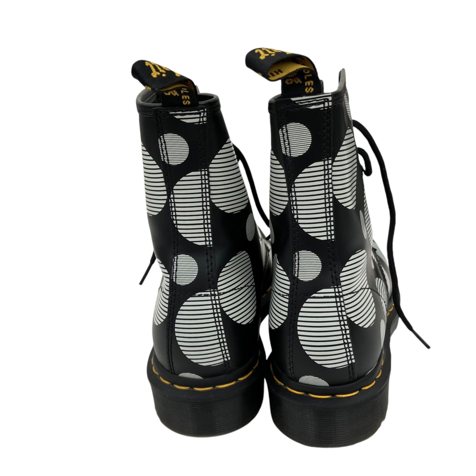 186000 Dr.Martens ドクターマーチン ブーツ ポルカドット 黒 25cm 