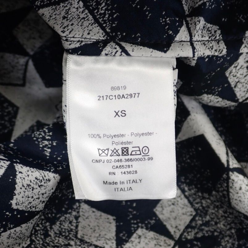 クリスチャンディオール Christian Dior スター アノラック XS 217C10A2977 パーカー ネイビー ホワイト レディース【中古】【Aランク】 Dior - クリスチャンディオール Christian Dior スター アノラック XS