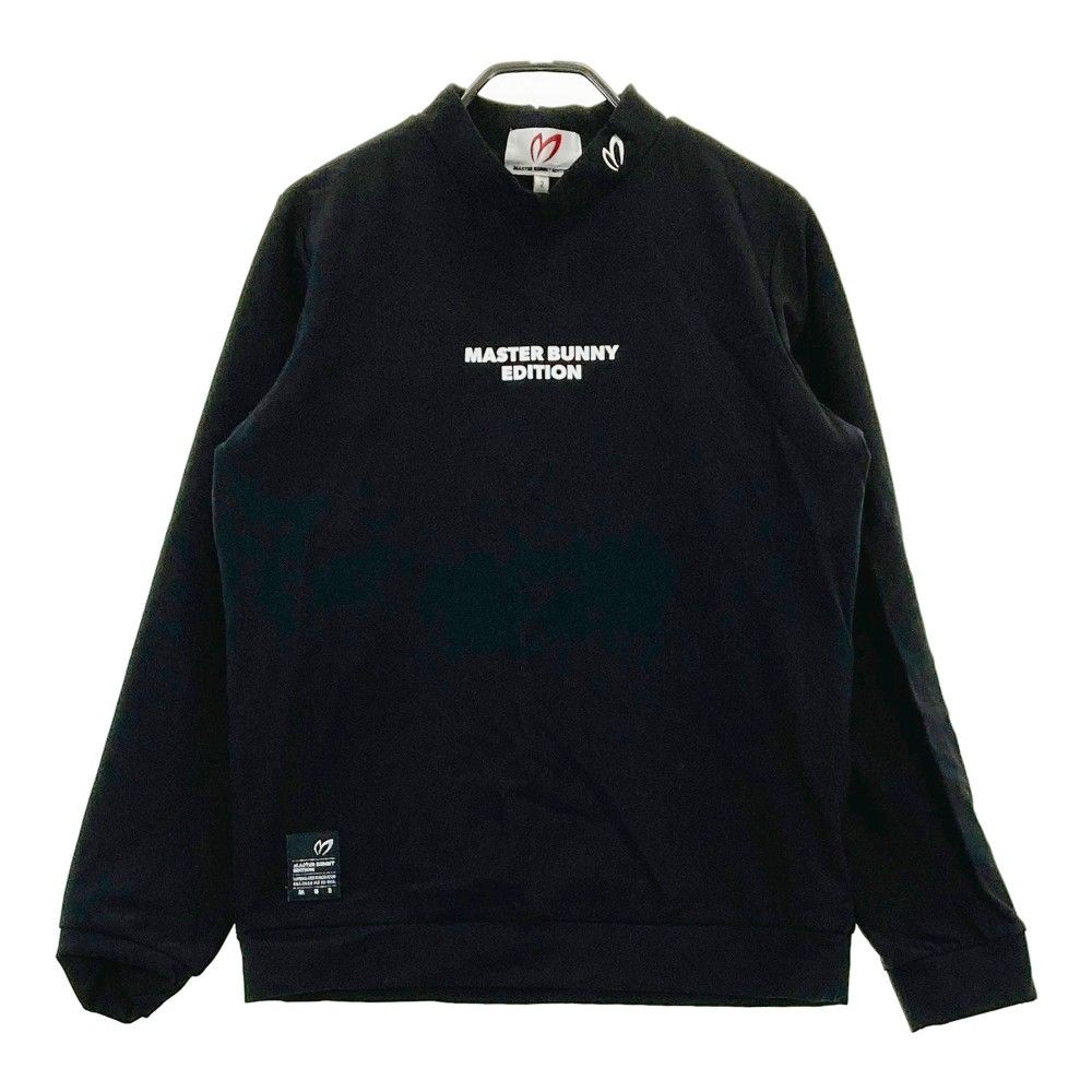 サイズ：2 MASTER BUNNY EDITION マスターバニーエディション 759-3166056 モックネック 長袖Tシャツ  ブラック系 [240101372120]# ゴルフウェア レディース ストスト