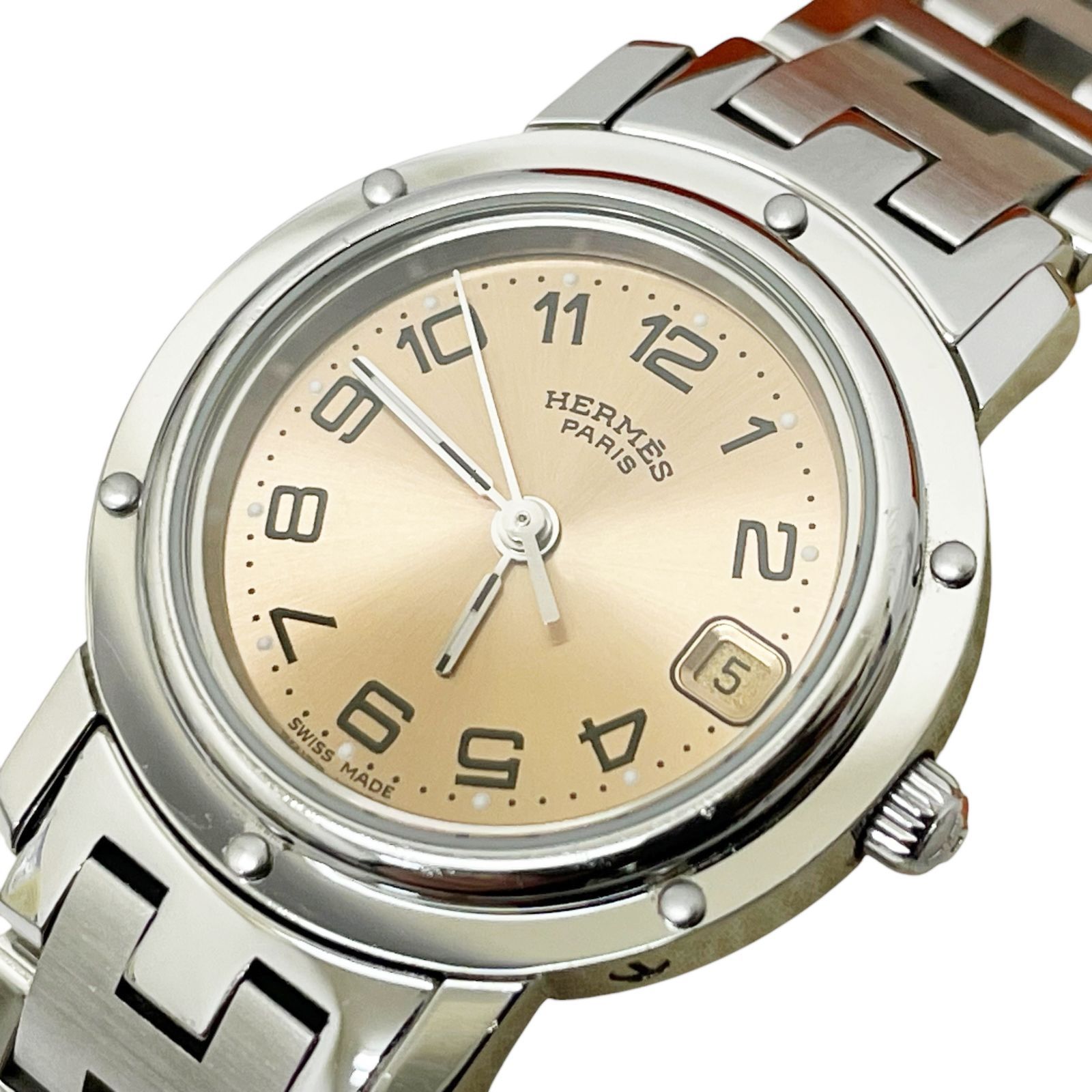 ◆エルメス◆クリッパー◆レディース◆中留◆CL4.210◆CL4.220◆F-S エルメス(HERMES)エルメス クリッパー 腕時計 時計 レディース