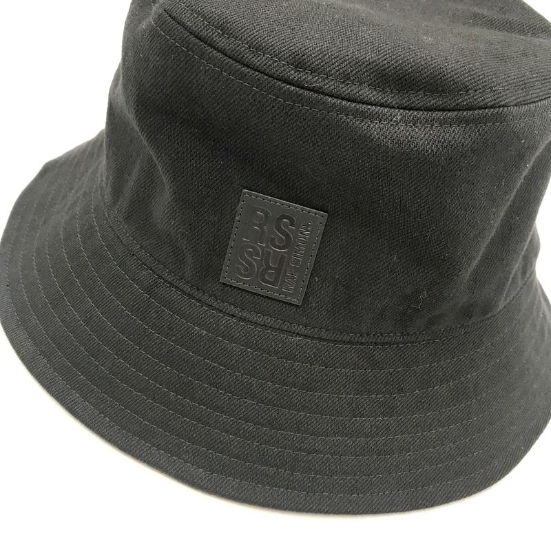 RAF SIMONS バケットハット 美品 2023SS バケハ 帽子 ロゴ UV対策