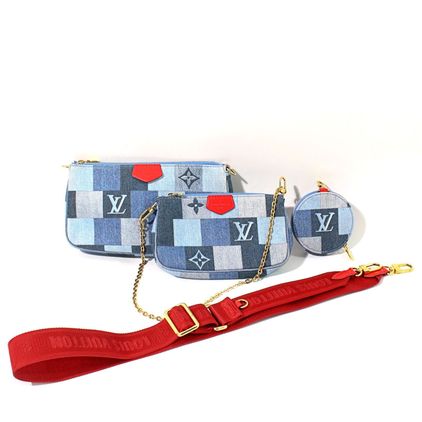 デ*ン様 ルイヴィトン　手持ちバッグ LOUIS VUITTON ルイヴィトン M44990 ミュルティポシェットアクセ