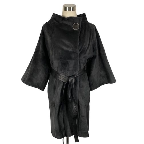 ☆定価40万☆ Karl Donoghue 美品 ラビットファーコート 英国製S ☆定価40万☆ Karl Donoghue 美品 ラビットファーコート 英国製S