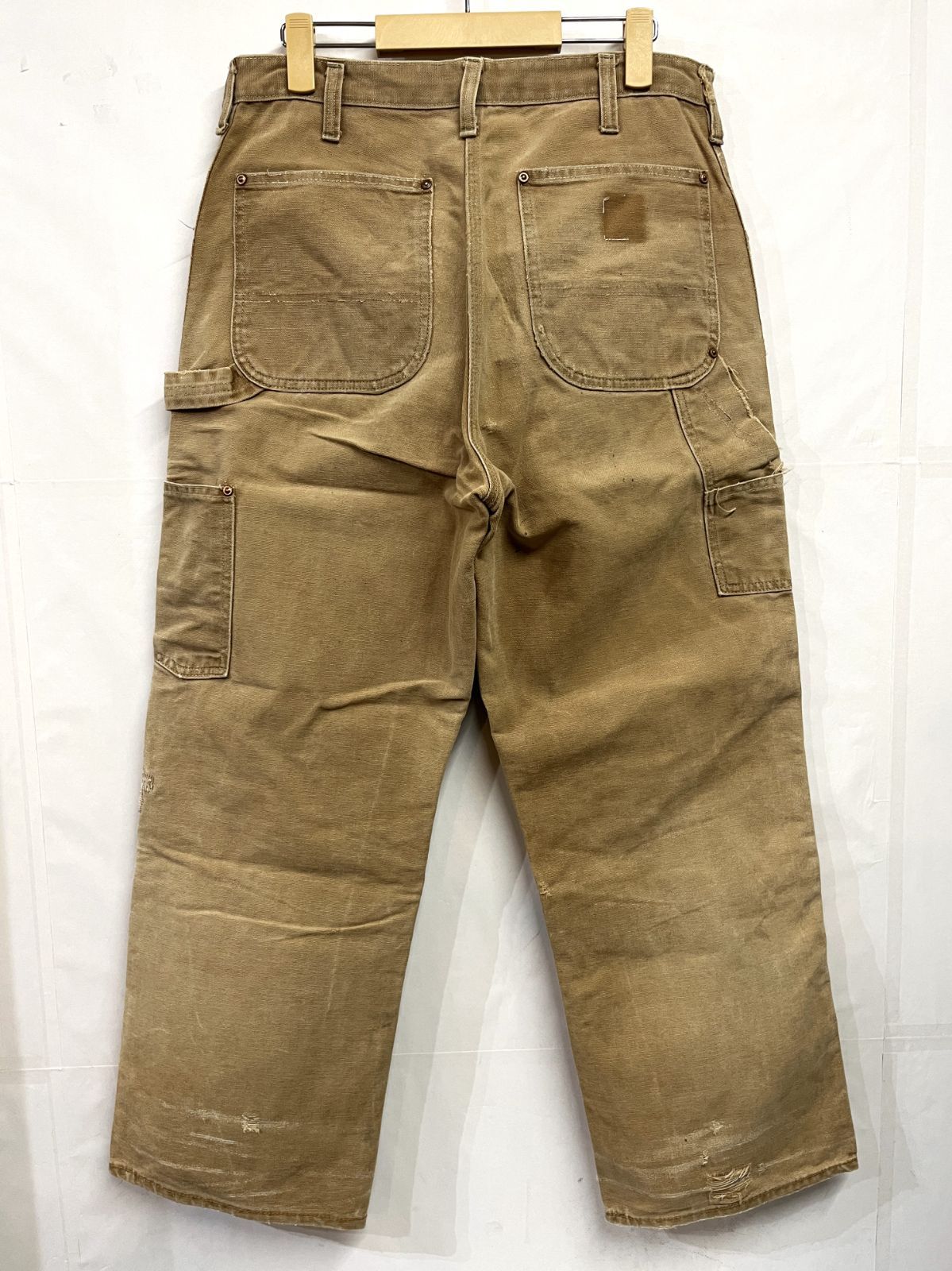 70s USA製Carhartt ダブルニー 42 TALON ジップ 古着 fit=scale-down,w=1200