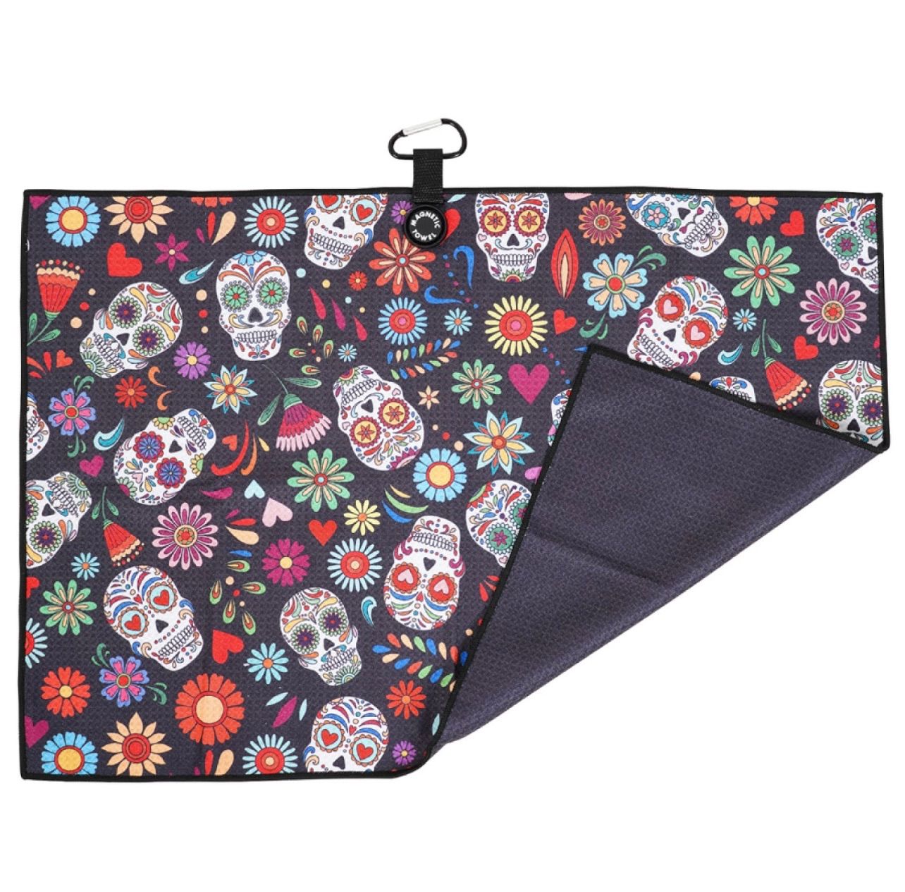 磁気ゴルフタオル、極細繊維ワッフガー設計クリップ付き-工業強度磁石8300439