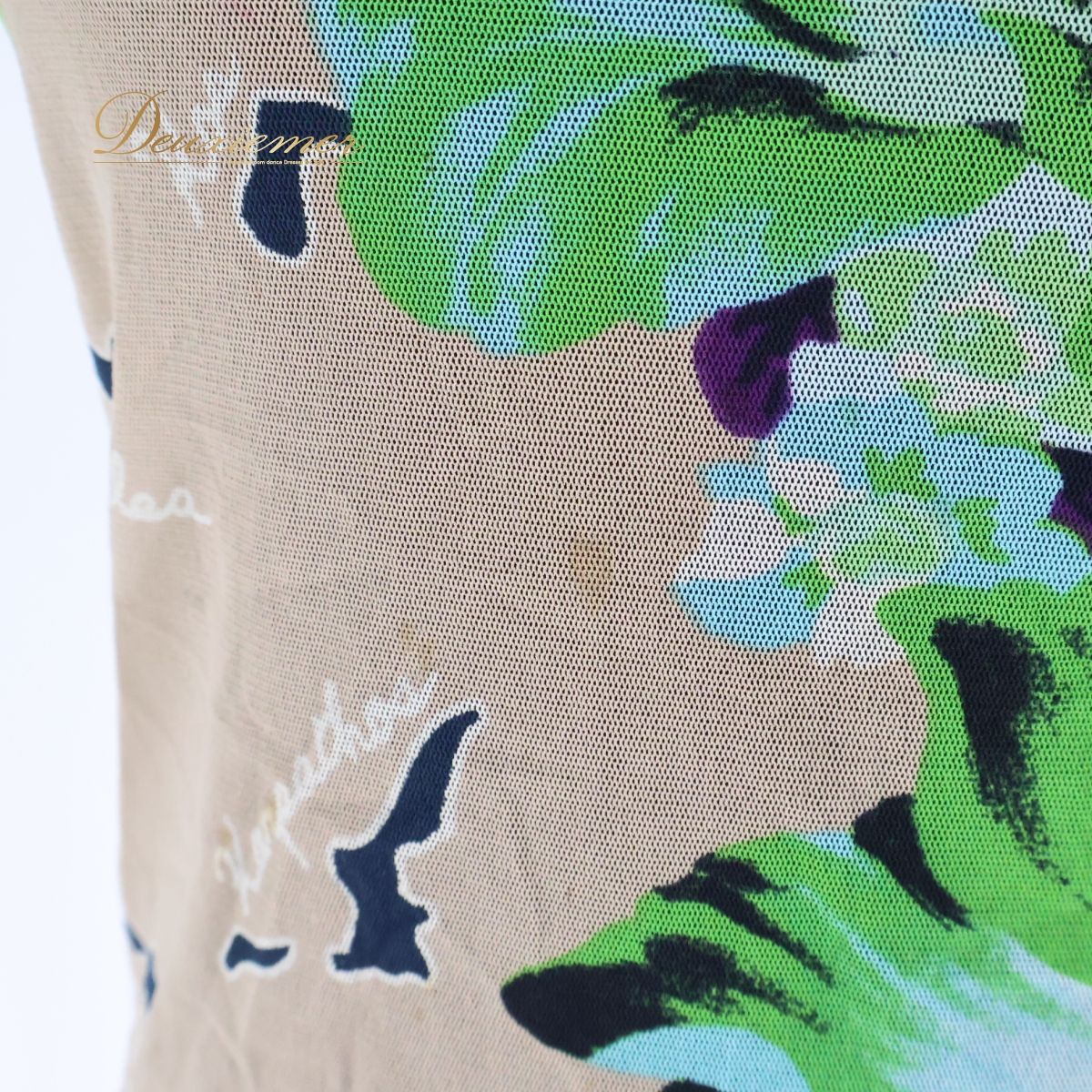 『美品』⭐️トクコプルミエヴォル⭐️黒地に白いレースとベージュ地にグリーンの柄同梱❣️ TOKUKO 1er VOL(トクコ・プルミエヴォル) 長袖カットソー サイズ9R