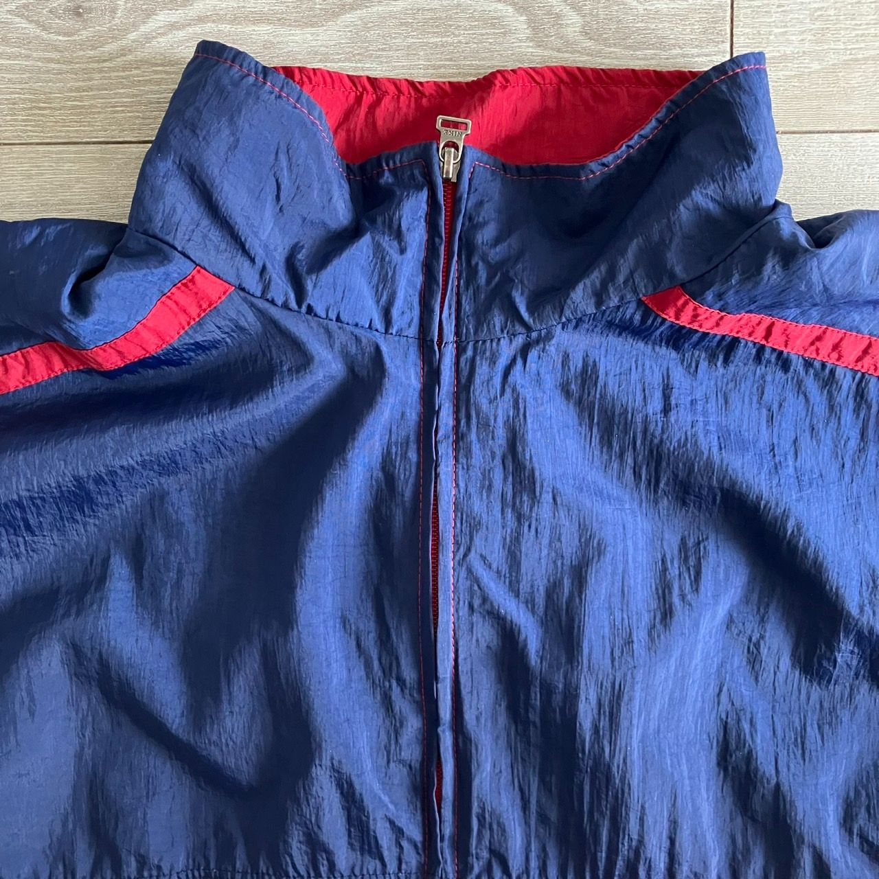 90s ナイキ ナイロンジャケット XL my hair is bad ネイビー XXL! 90s ナイキ ナイロンジャケット my hair is bad - メルカリ