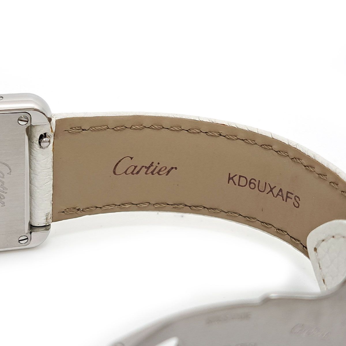 カルティエ タンクソロ SM ピンク文字盤 W5200000 クオーツ ステンレス  