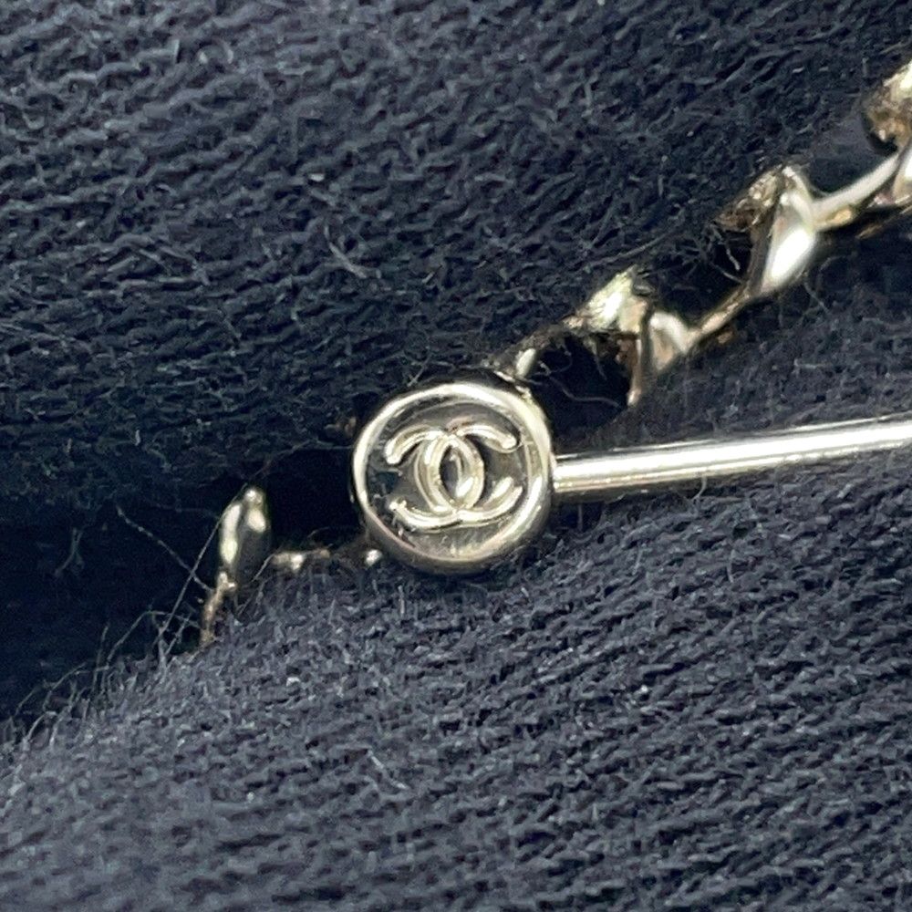 シャネル ブローチ ココマーク ラウンド スター メタル ラインストーン