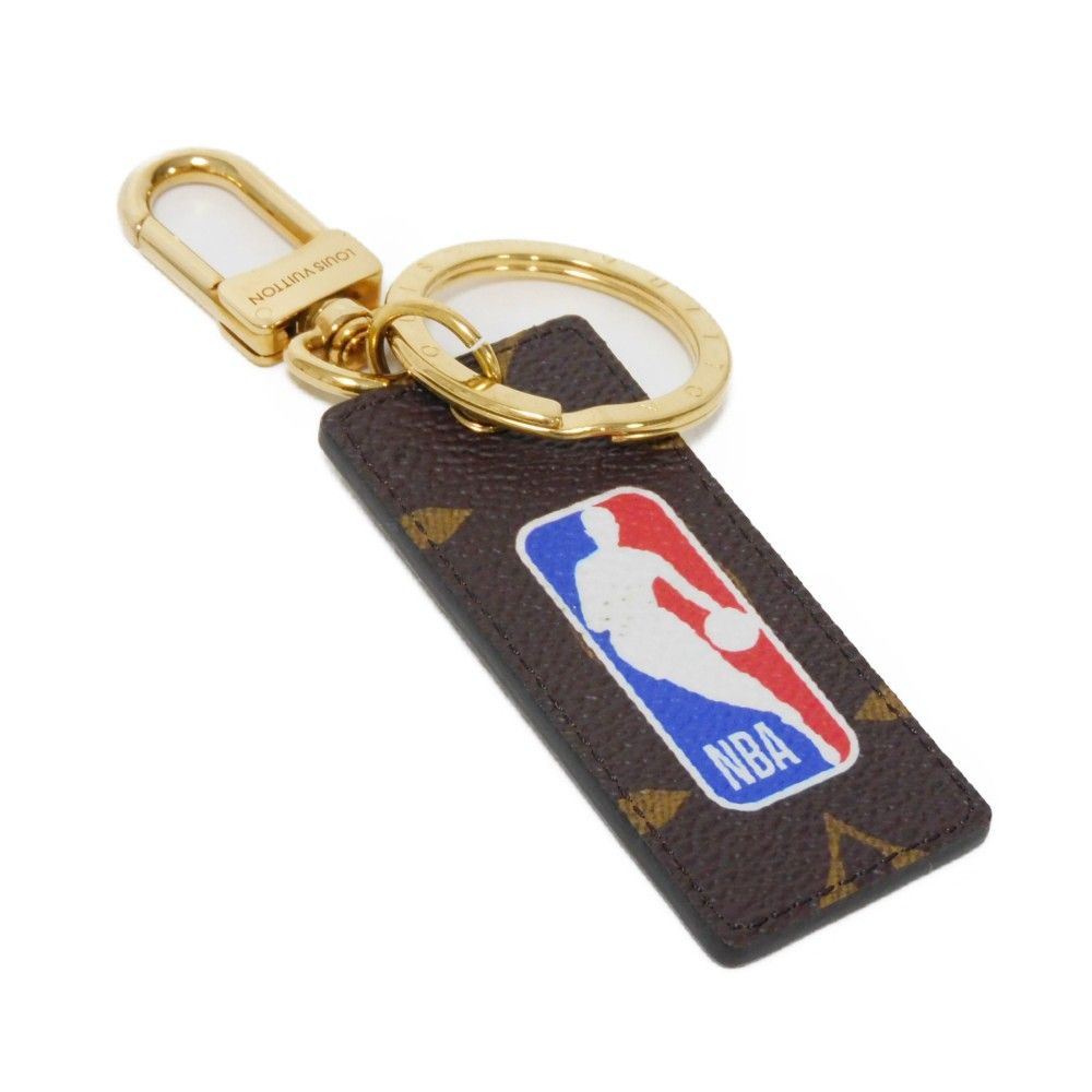 ルイ ヴィトン LOUIS VUITTON ポルト クレ･モノグラム レターズ バッグチャーム兼キーホルダー NBAロゴ MP3019 【中古】Aランク LOUIS VUITTON - ルイ ヴィトン LOUIS VUITTON ポルト クレ