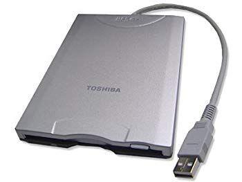 【中古】TOSHIBA　USB接続 3.5インチ FDDユニット PA2680U wyw801m