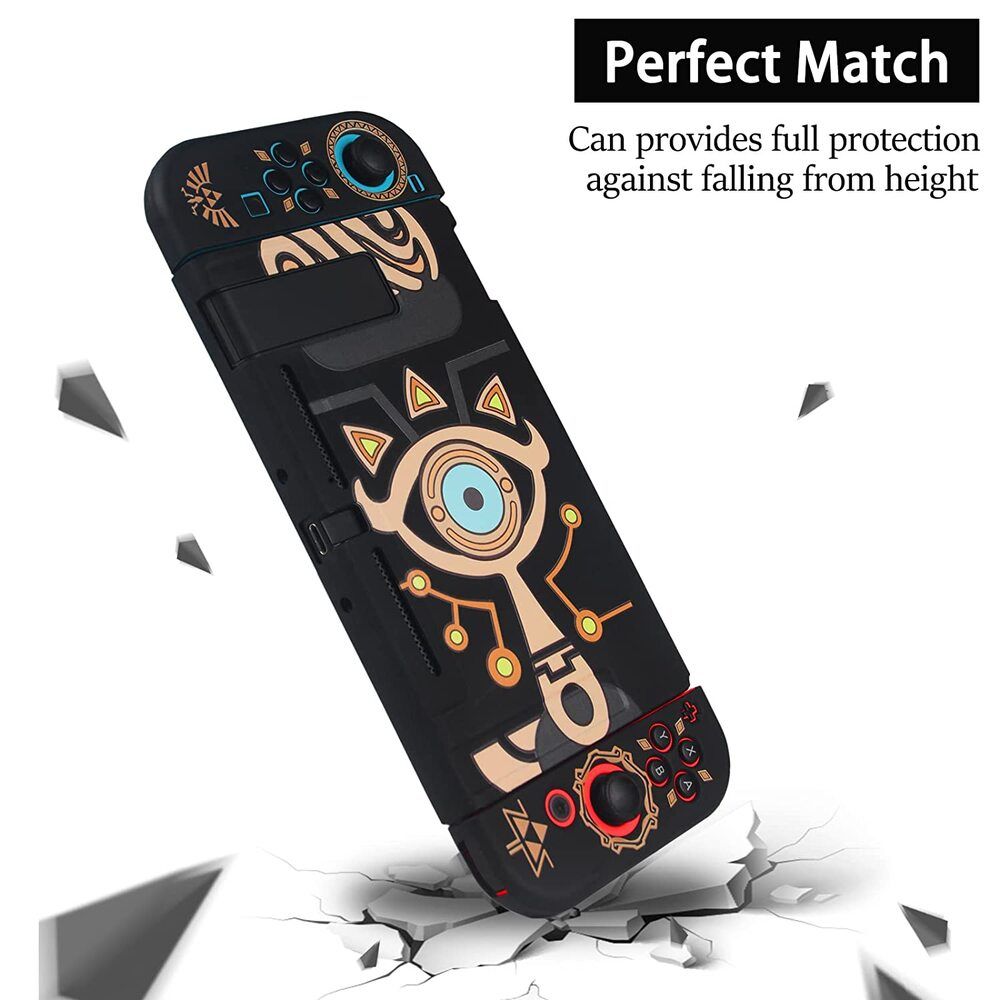 ニンテンドースイッチ 保護ケース カバー ゼルダの伝説 Nintendo Switch 耐衝撃 グリップケP_0